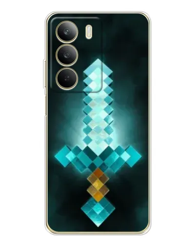 Чохол для Realme C71 з картинкою «Алмазний меч неон»