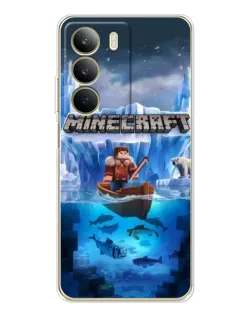 Чохол для Realme C71 з картинкою «Minecraft льодянийсвіт»
