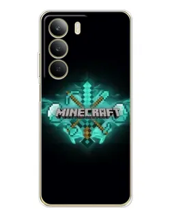 Чохол для Realme C71 з картинкою «Minecraft Diamond лого»