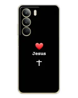 Чехол для Realme C71 с картинкой «Сердце - Jesus» Чехол для Realme C71 с картинкой «Сердце - Jesus»