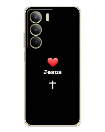 Чехол для Realme C71 с картинкой «Сердце - Jesus»