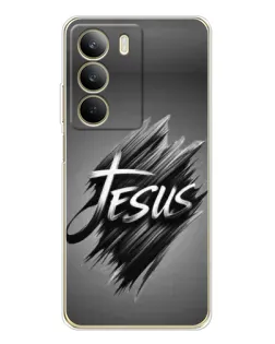 Чехол для Realme C71 с картинкой «Надпись Jesus Graffiti»