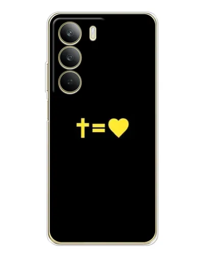 Чехол для Realme C71 с картинкой «Сердце и Крест»