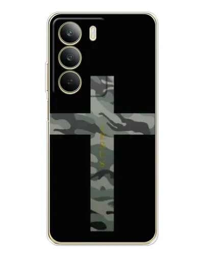 Чехол для Realme C71 с картинкой «Милитари Крест»