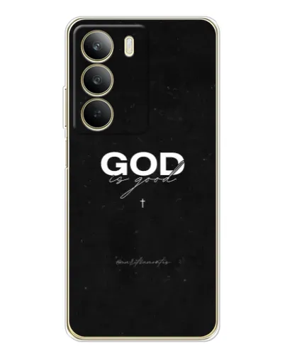 Чехол для Realme C71 с картинкой «GOD — Бог над всем»