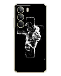 Чехол для Realme C71 с картинкой «Сияющий крест Jesus»