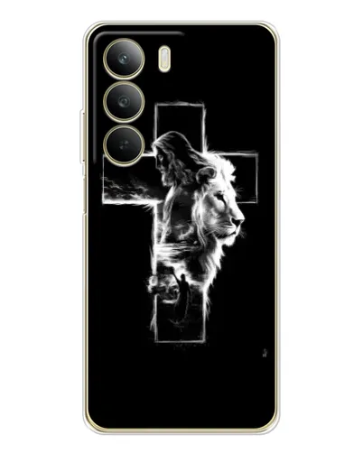 Чехол для Realme C71 с картинкой «Сияющий крест Jesus» Чехол для Realme C71 с картинкой «Сияющий крест Jesus»