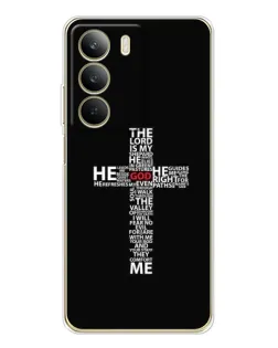 Чехол для Realme C71 с картинкой «Текстовый крест»