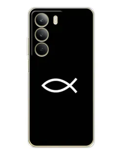 Чехол для Realme C71 с картинкой «Символ рыбы Jesus»