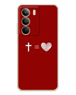 Чехол для Realme C71 с картинкой «Уравнение любви»