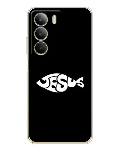Чехол для Realme C71 с картинкой «Рыба Jesus» Чехол для Realme C71 с картинкой «Рыба Jesus»