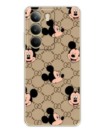 Чохол для Realme C71 з картинкою «Брендовий паттерн Міккі»