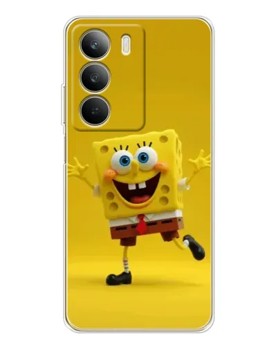 Чехол для Realme C71 с картинкой «Позитивный Губка Боб»