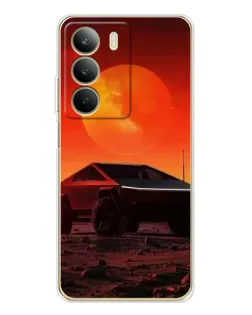 Чохол для Realme C71 з картинкою «Cybertruck на Марсі»