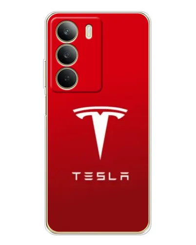 Чохол для Realme C71 з картинкою «Tesla Red Classic»