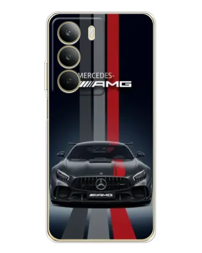 Чохол для Realme C71 з картинкою «Mercedes — білий карбон» Чохол для Realme C71 з картинкою «Mercedes — білий карбон»