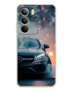 Чохол для Realme C71 з картинкою «Mercedes — нічне місто»
