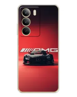 Чохол для Realme C71 з картинкою «Mercedes AMG — червона лінія»