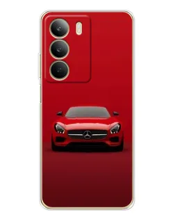 Чохол для Realme C71 з картинкою «Червоний Mercedes AMG»