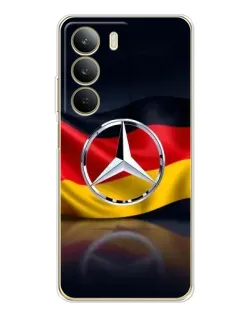 Чохол для Realme C71 з картинкою «Mercedes — прапор Німеччини»