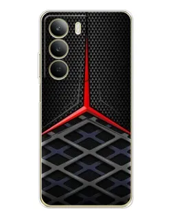 Чохол для Realme C71 з картинкою «Mercedes Carbon Grid»