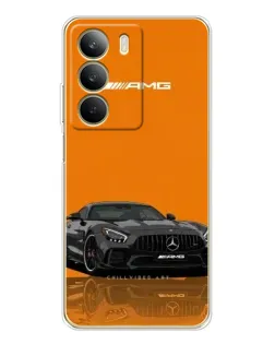 Чохол для Realme C71 з картинкою «Помаранчевий Mercedes AMG»