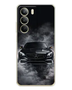 Чохол для Realme C71 з картинкою «Mercedes у диму»