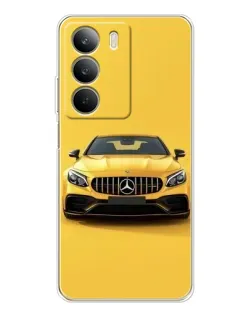 Чохол для Realme C71 з картинкою «Жовтий Mercedes GT»