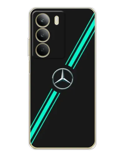 Чохол для Realme C71 з картинкою «Спортивні лінії Mercedes» Чохол для Realme C71 з картинкою «Спортивні лінії Mercedes»