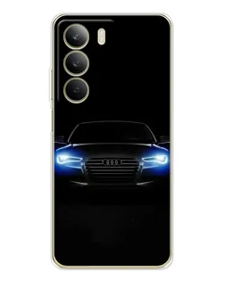 Чохол для Realme C71 з картинкою «Audi в неоні»