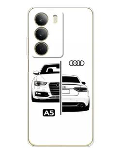 Чохол для Realme C71 з картинкою «Audi — контрастний дизайн»