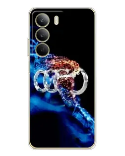 Чохол для Realme C71 з картинкою «Енергія лого Audi»