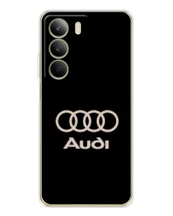 Чохол для Realme C71 з картинкою «Audi — золотий логотип»