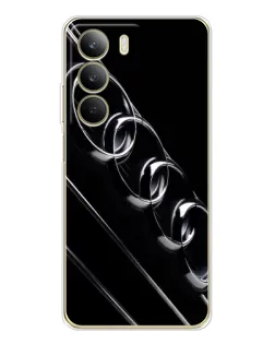 Чохол для Realme C71 з картинкою «Audi — абстрактні кільця»