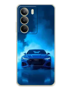 Чохол для Realme C71 з картинкою «Audi — блакитна енергія»