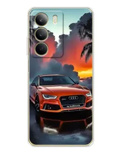 Чохол для Realme C71 з картинкою «Audi — захід сонця»