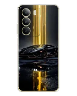 Чохол для Realme C71 з картинкою «Нічний Lamborghini драйв»