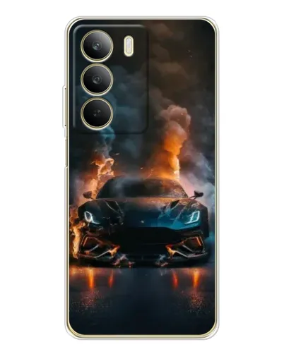 Чохол для Realme C71 з картинкою «Lamborghini димна естетика»