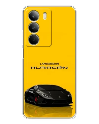 Чохол для Realme C71 з картинкою «Lamborghini Huracan чорний»