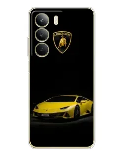 Чохол для Realme C71 з картинкою «Lamborghini жовтий акцент»