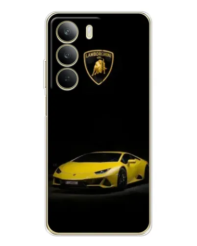 Чохол для Realme C71 з картинкою «Lamborghini жовтий акцент»
