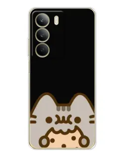 Чохол для Realme C71 з картинкою «Пушин на чорному»