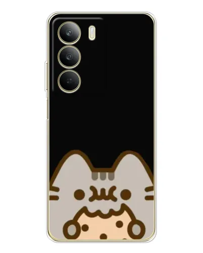 Чохол для Realme C71 з картинкою «Пушин на чорному»