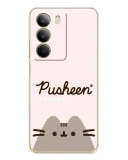 Чохол для Realme C71 з картинкою «Pusheen логотип»