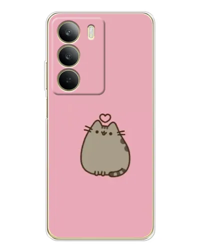 Чохол для Realme C71 з картинкою «Pusheen серце»