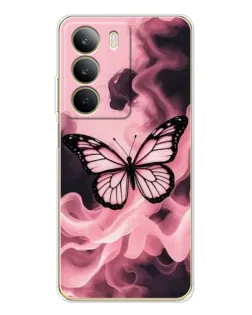 Чохол для Realme C71 з картинкою «Метелик у диму»