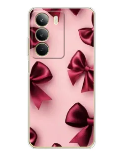 Чохол для Realme C71 з картинкою «Бордовий атлас»