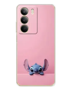 Чехол для Realme C71 с картинкой «Stitch выглядывает»