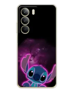 Чехол для Realme C71 с картинкой «Неоновый Stitch»