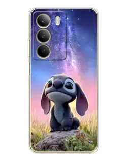 Чехол для Realme C71 с картинкой «Стич на рассвете»